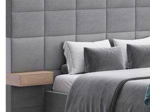 Double bed Roche Bobois COURCHEVEL 3D Model
