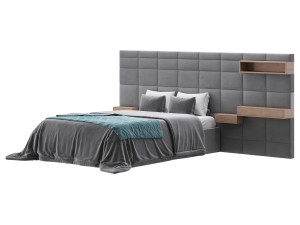 Double bed Roche Bobois COURCHEVEL 3D Model