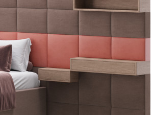 Double bed Roche Bobois COURCHEVEL 3D Model