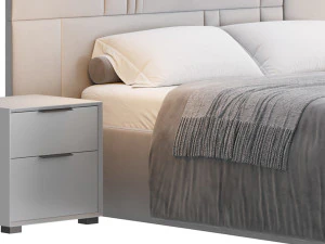 Double bed Scandal MYFAIR 3D Model