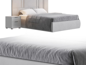 Double bed Scandal MYFAIR 3D-Modell