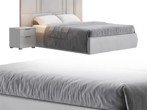 Double bed Scandal MYFAIR 3D Model