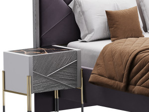 ELITE BEDROOM SET bed 3Dモデル