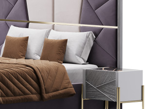 ELITE BEDROOM SET bed 3Dモデル
