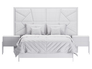 ELITE BEDROOM SET bed 3Dモデル