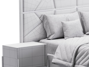 ELITE BEDROOM SET bed 3Dモデル