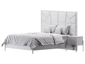 ELITE BEDROOM SET bed 3D Model