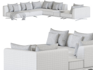 Endless Sofa 3D Model