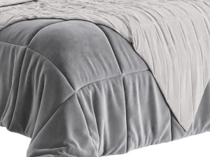 Fabric Low Profile Double Bed 3D Model