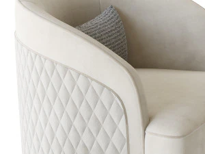 FH-7272 Boston Arm Chairs Pair 3D Model