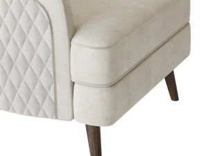 FH-7272 Boston Arm Chairs Pair 3D Model