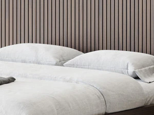 Finnley Extended Headboard Bed 3D Model