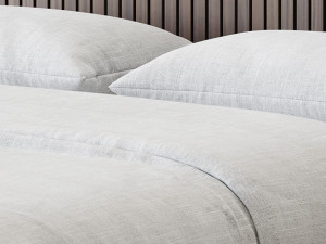 Finnley Extended Headboard Bed 3D 模型