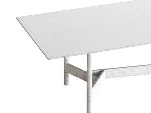 Agos Table - Fiam 3D Model
