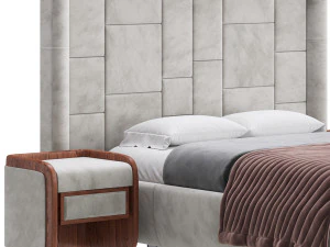 Fly Grace Bed 3D Model