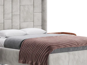 Fly Grace Bed 3D Model