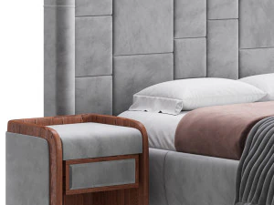 Fly Grace Bed 3D Model