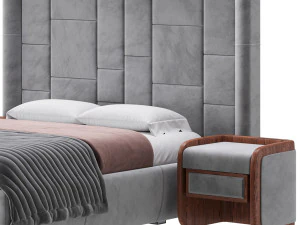 Fly Grace Bed 3D Model