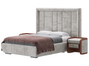 Fly Grace Bed 3D Model
