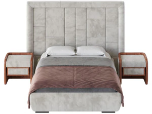 Fly Grace Bed 3D Model