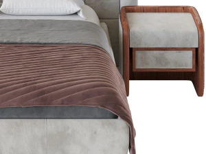 Fly Grace Bed 3D Model