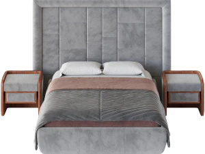 Fly Grace Bed 3D Model
