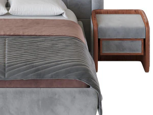 Fly Grace Bed 3D Model