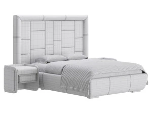 Fly Grace Bed 3D Model