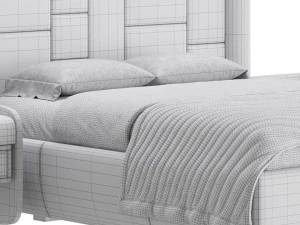 Fly Grace Bed 3D Model