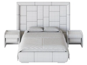 Fly Grace Bed 3D Model
