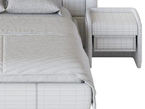 Fly Grace Bed 3D Model