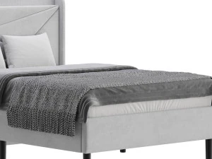 Full Size Bed Frame 3D Model