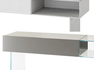 36e8 Glass Console - 1365 - Lago 3D Model