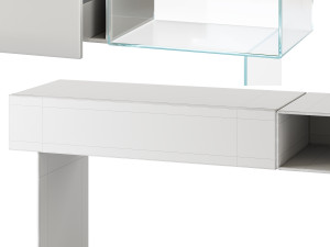 36e8 Glass Console - 1365 - Lago 3D 모델