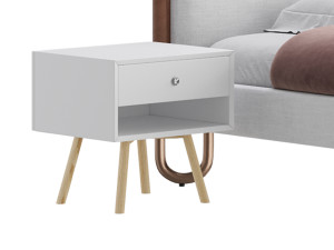 Gracia King Upholstered Canopy bed 3D Model