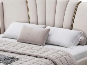 Queen Size Bed 3D Model