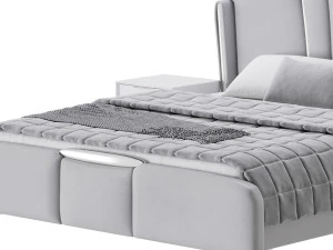 Queen Size Bed 3D Model