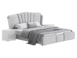 Queen Size Bed 3D Model