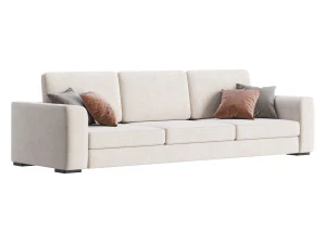 Grey Sofa 3D Model