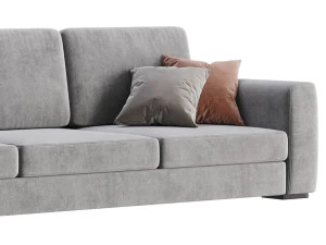 Grey Sofa 3D Model