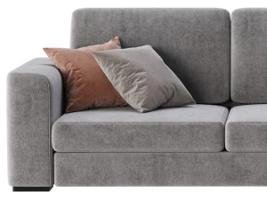Grey Sofa 3D Model