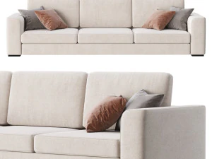 Grey Sofa 3D Model