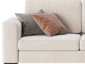 Grey Sofa 3D Model