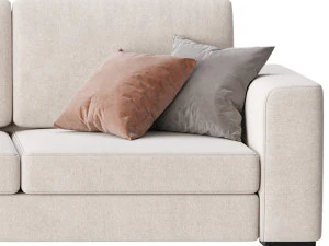 Grey Sofa 3D Model