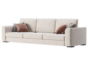 Grey Sofa 3D Model