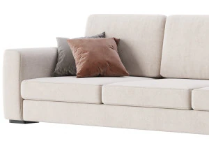 Grey Sofa 3D Model