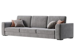 Grey Sofa 3D Model