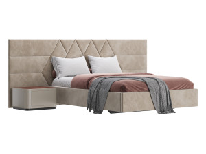 Haga II bed 3D Model