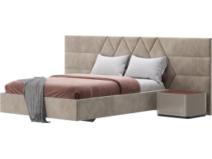 Haga II bed 3D Model