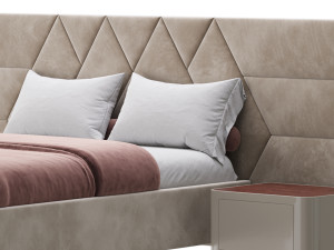 Haga II bed 3D Model